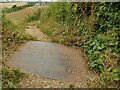 SX4952 : South West Coast Path notice approaching Jennycliff (2) by Stephen Craven