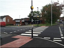 SE2931 : Zebra Crossing, Beeston Road (2) by Stephen Craven