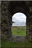 NR7178 : Castle Sween - Looking out of the entrance by Rob Farrow