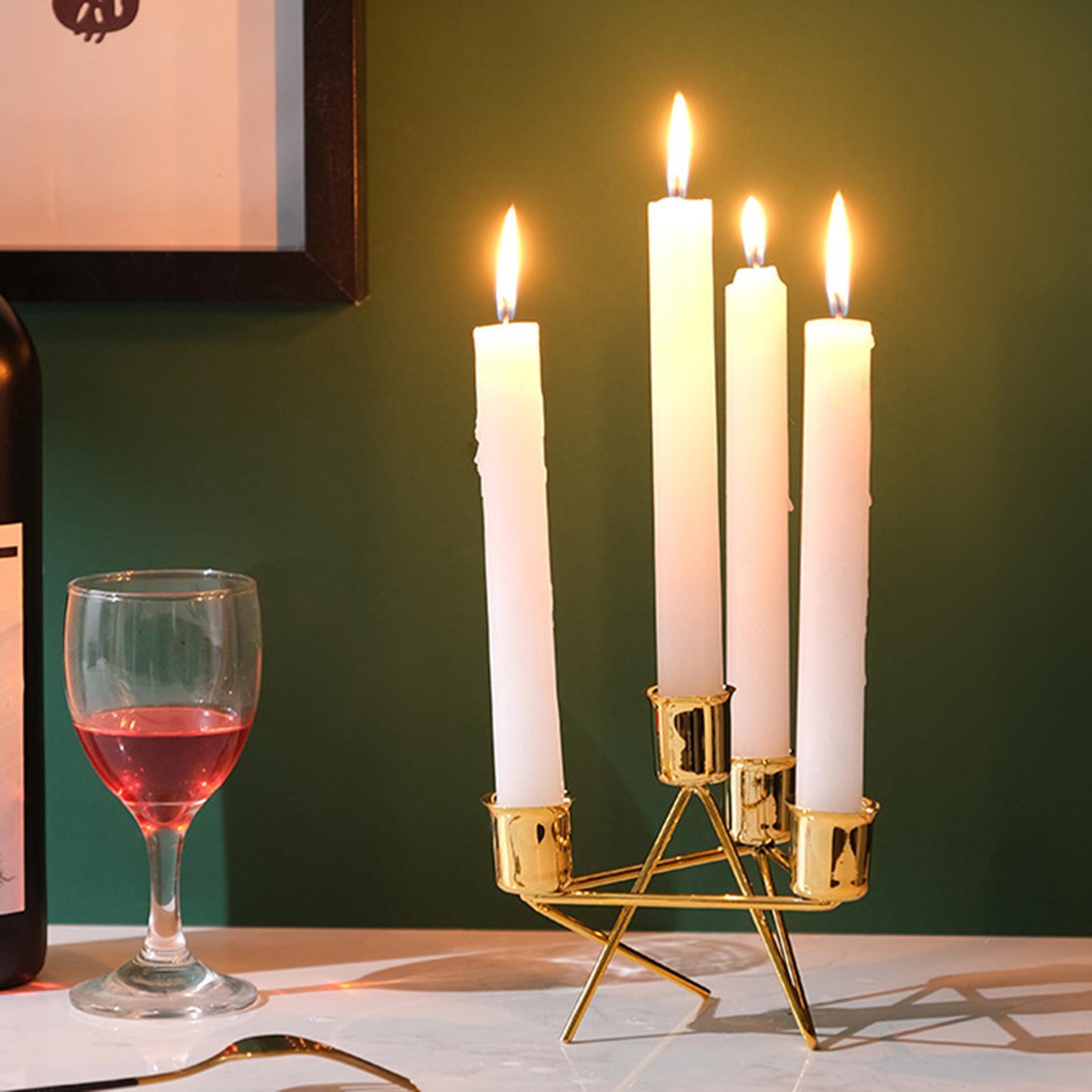 Candlestick Geometric Candle Holder Party Living Room Decoration 4 ...