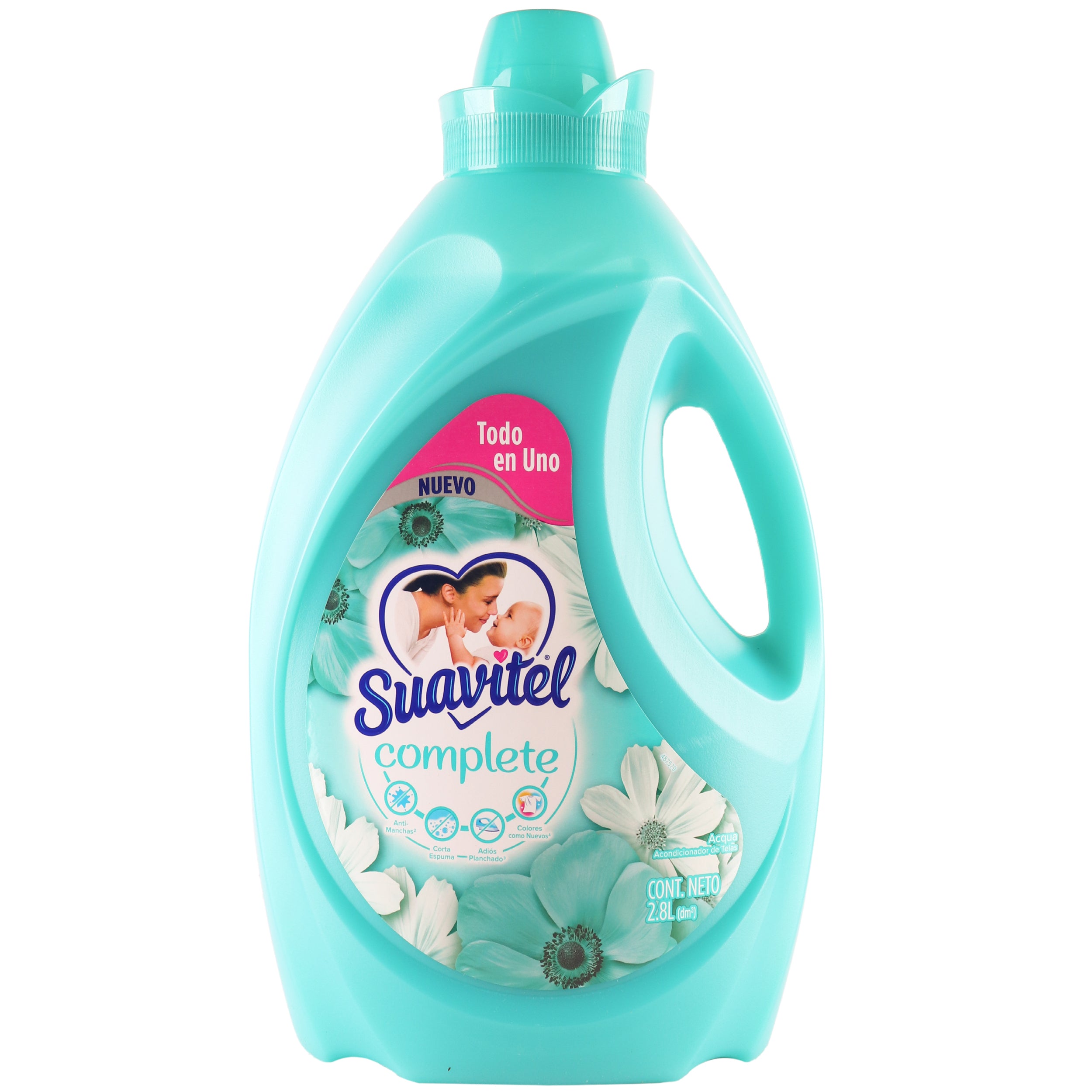 Suavitel Complete Adios al Planchado Fabric Softener, 2.8 L (4 Pack)