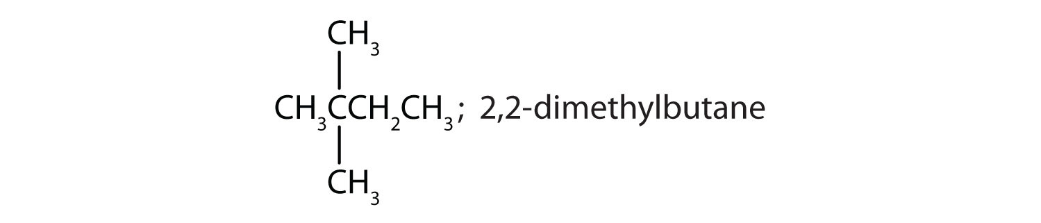 Condensed Structural Formula For 2 2 Dimethylbutane