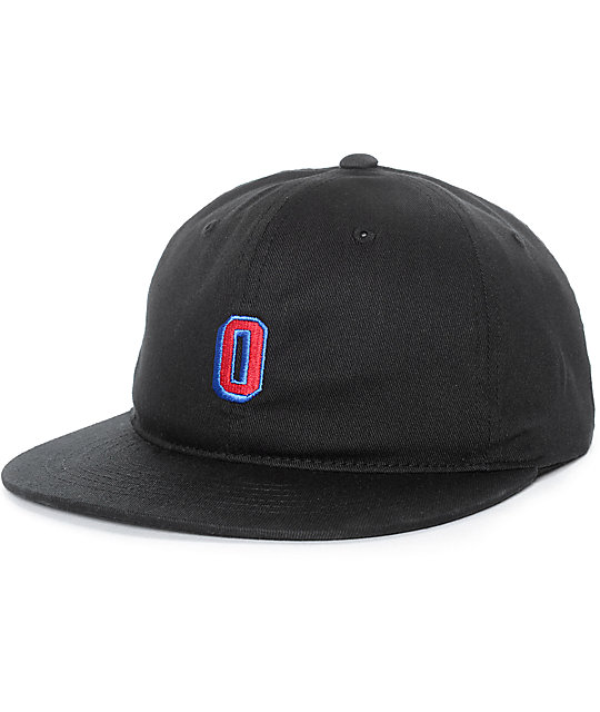 Obey Russell Black Flexfit Hat | Zumiez