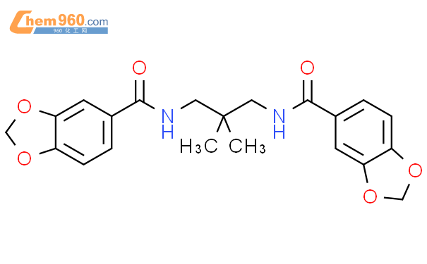 329220-73-7,N,N'-(2,2-dimethylpropane-1,3-diyl)bis(1,3-benzodioxole-5 ...