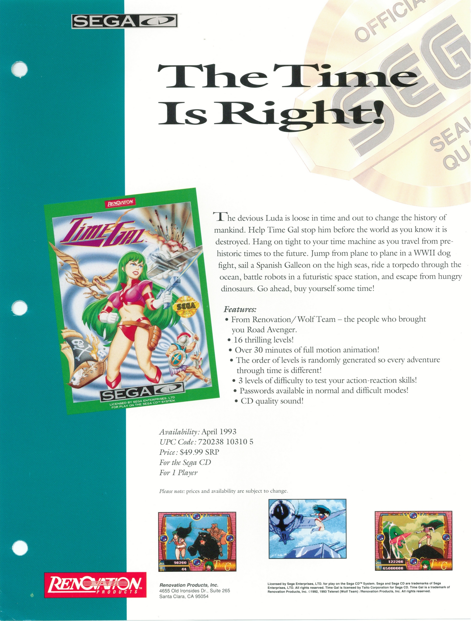 TimeGal SCES1993 MCD US Flyer.jpg