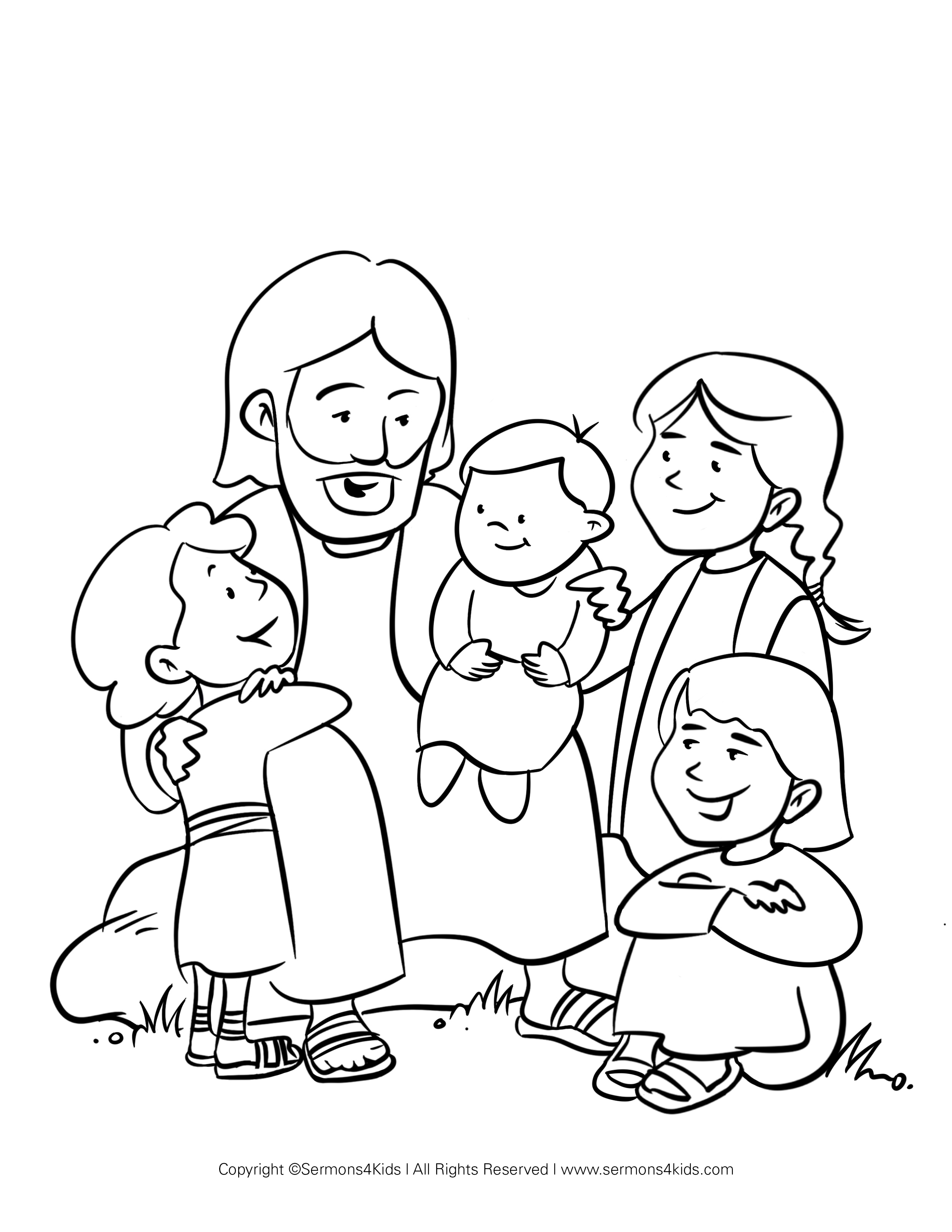 Jesus Coloring Pages Images