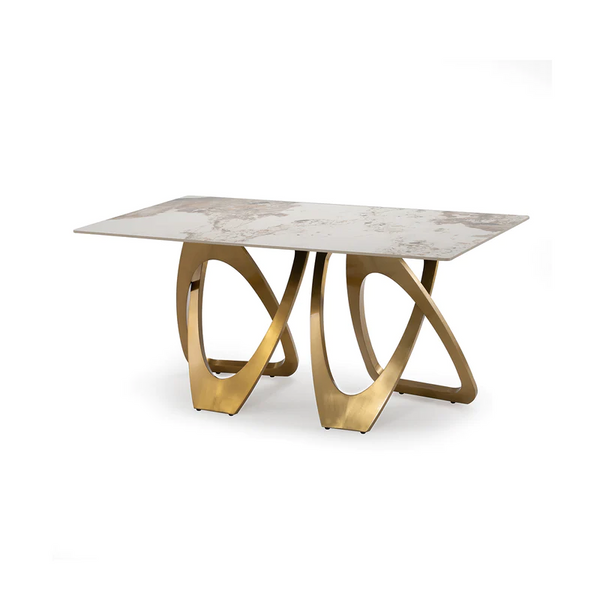 Modern Brilliant Sintered Stone Dining Table