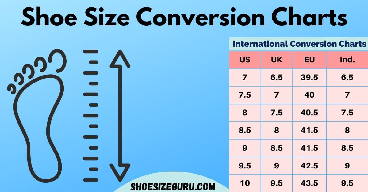 Shoe Size Conversion Charts & Table » US | UK | IND.| EURO