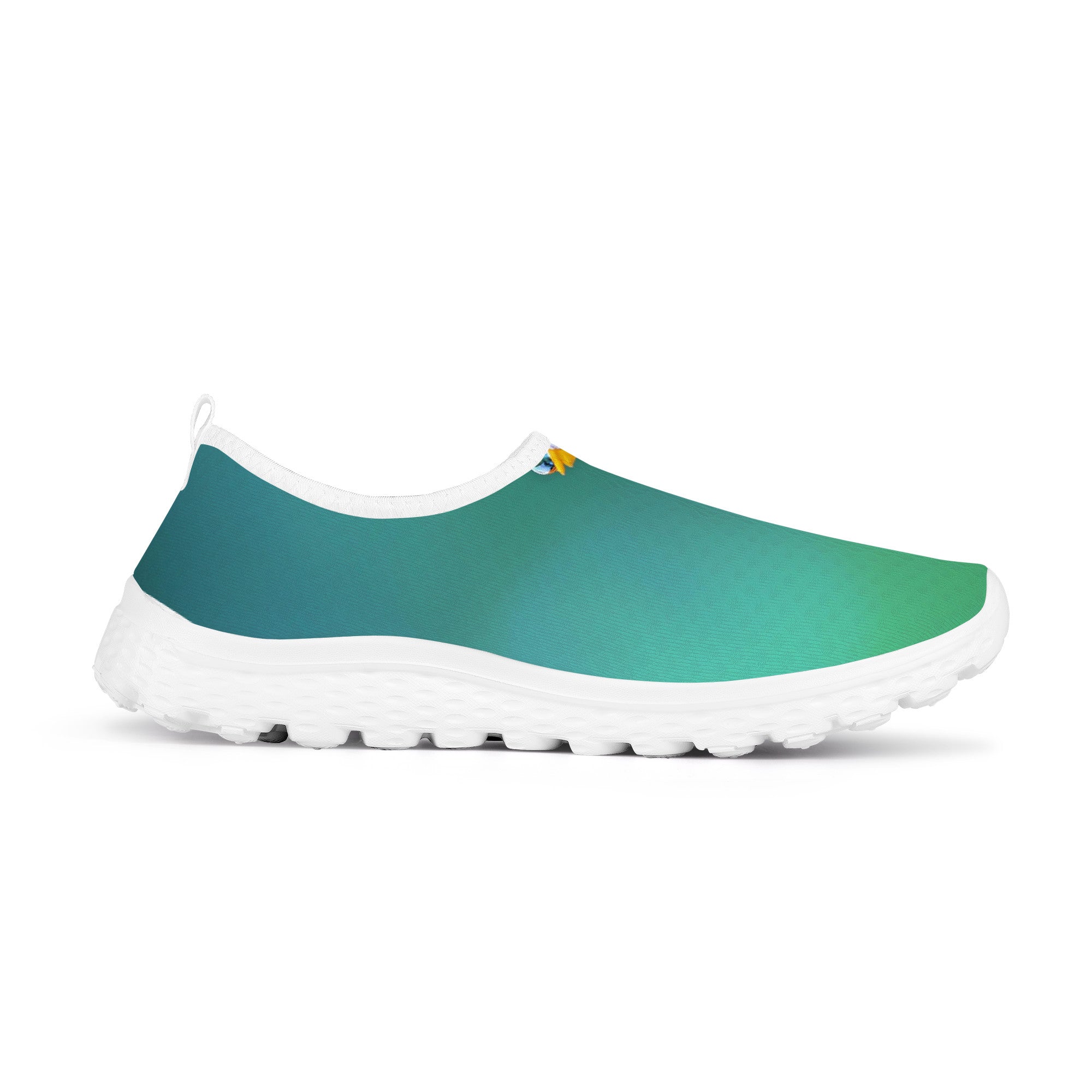 Green Wave Women's Mesh | Low Top Customized | Shoe Zero