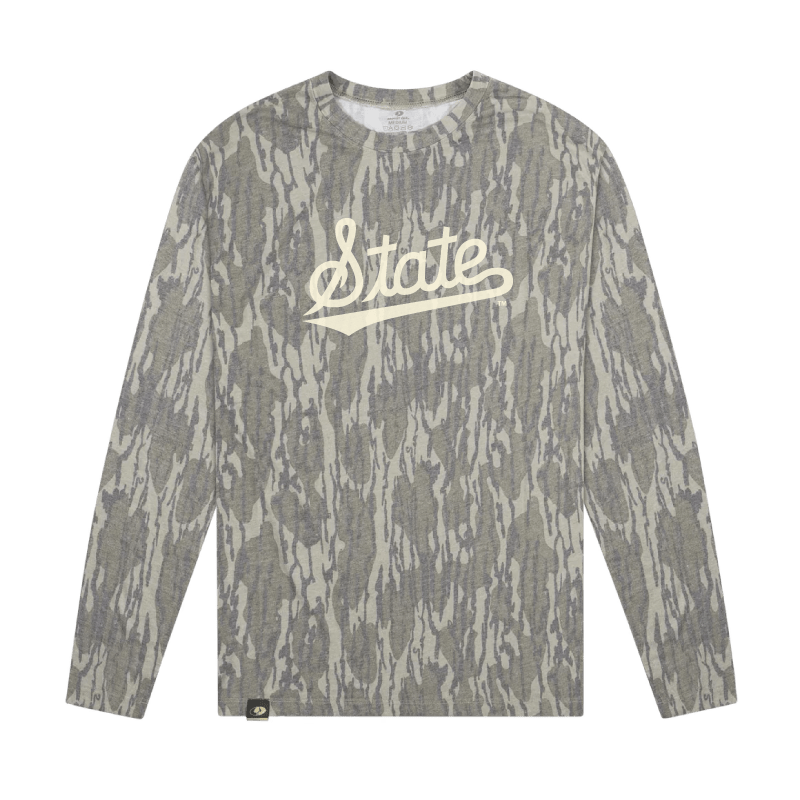 Mississippi State Mossy Oak Logo Long Sleeve T-Shirt - Shop B - Unlimited - men tee