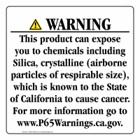 Prop 65 Warning