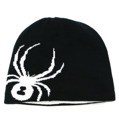 Spyder Reversible Bug Hat  - Black/White - Boys