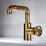 Imdorf-Industrial-Style-Bathroom-Sink-Faucet-Single-Hole-Single-Handle-Gold-SignatureFaucets #color_gold