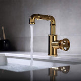 Imdorf-Industrial-Style-Bathroom-Sink-Faucet-Single-Hole-Single-Handle-Gold-SignatureFaucets #color_gold