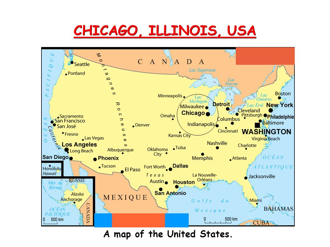 Where Is Chicago In The Usa Map - Grazia Gilbertina