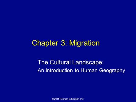 The Cultural Landscape: An Introduction to Human Geography