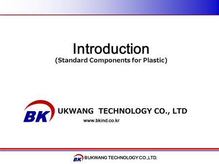 Introduction (Standard Components for Plastic)