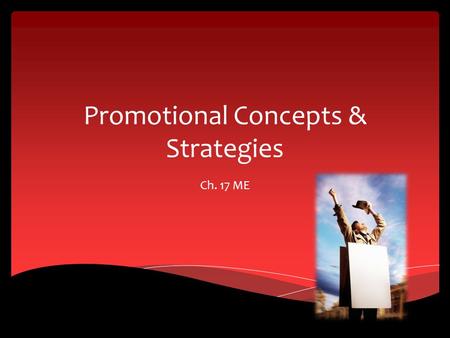 Promotional Concepts & Strategies