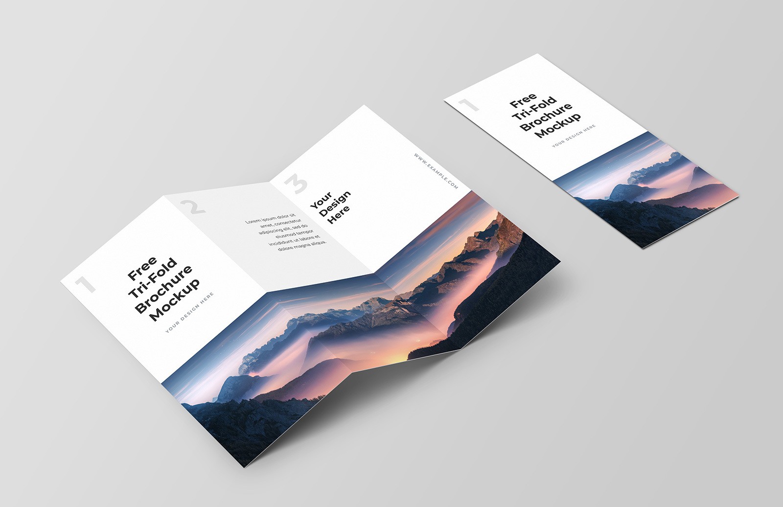 Brochure Mockup Template Free