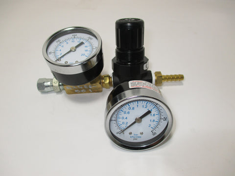 REGULATOR, DUAL GAUGE, 30 PSI, CALIBRATION GAS