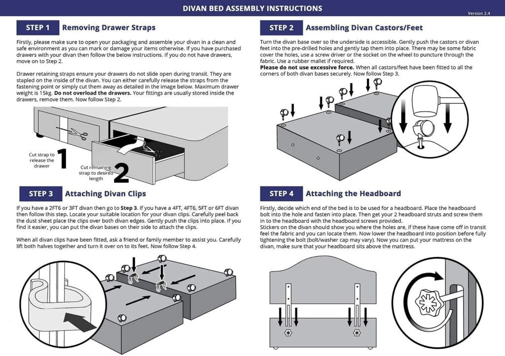 Divan Bed Assembly