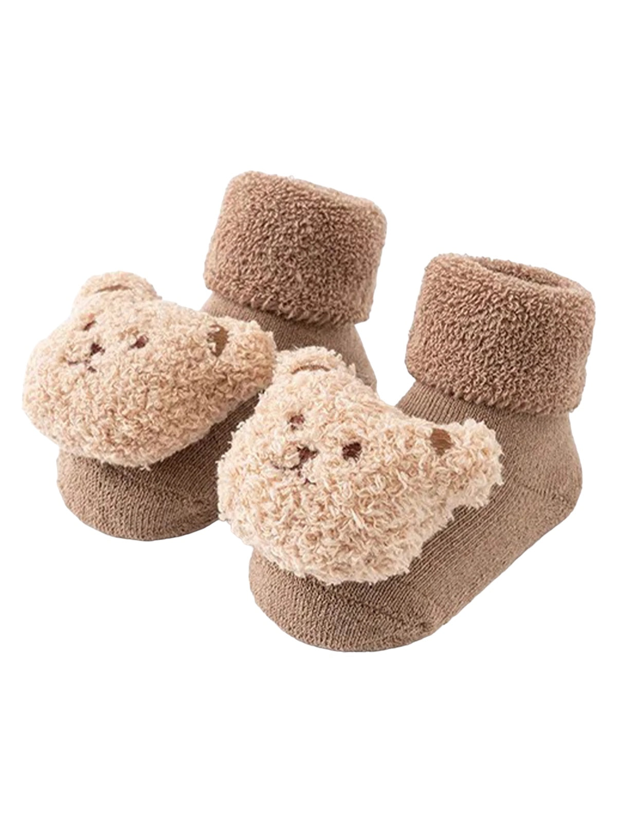 Slipper Socks, Cocoa Bear – SpearmintLOVE