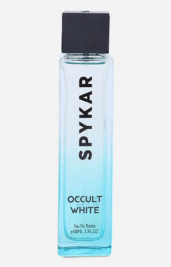 Spykar Black Belt (Xl) & Occult White Perfume Combo