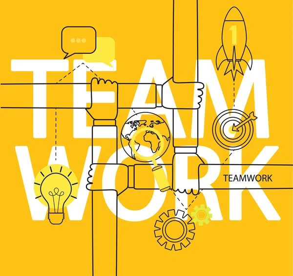 Infographic of teamwork concept. - Stock Image - Everypixel