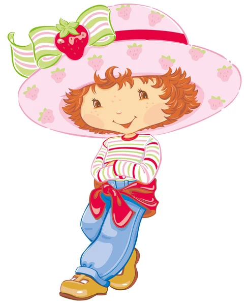 Strawberry Shortcake Tiptoe Ballet Cartoon Illustration Character ...