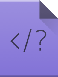 application x php icon