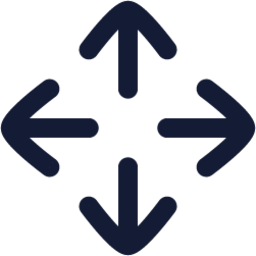 arrow all direction icon