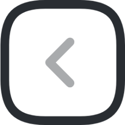 arrow square left icon