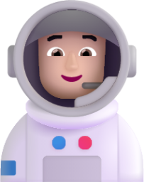 astronaut light emoji