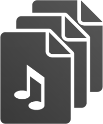 audio x mp3 playlist icon