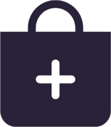 bag plus fill icon