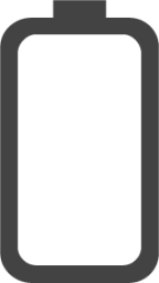 battery empty icon