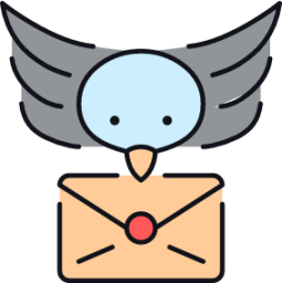 bird envelope icon