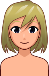 blond woman (plain) anim emoji