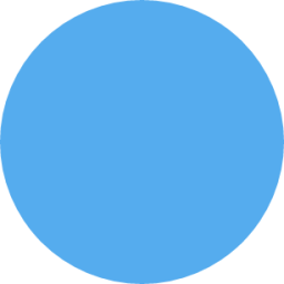 blue circle emoji