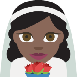 bride with veil tone 5 emoji