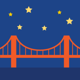 bridge at night emoji