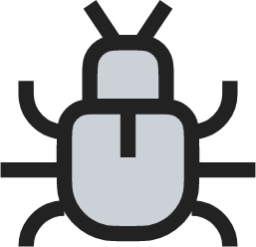 Bug duotone icon