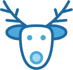 celebrate reindeer icon