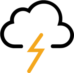 change thunder storms icon