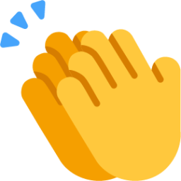 clapping hands default emoji