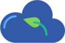 cloud leaf icon