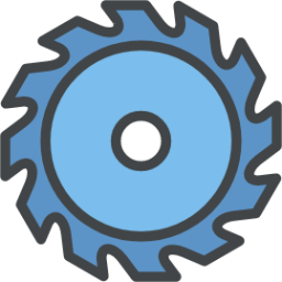 construction circular saw icon