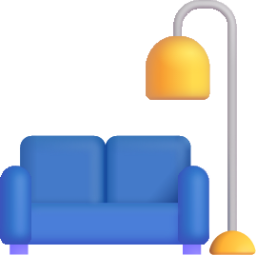 couch and lamp emoji