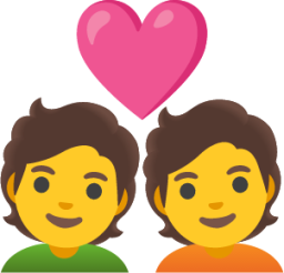 couple with heart emoji