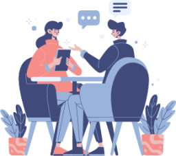 Customer Interview interviews people illustration